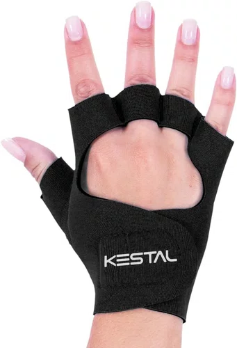 Kestal Par De Luvas Protetora Musculação Preto Tamanho G KSN016