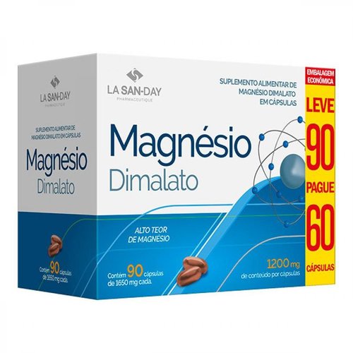 La San Day Magnesio Dimalato Soft Gel L90 P60 Capsulas