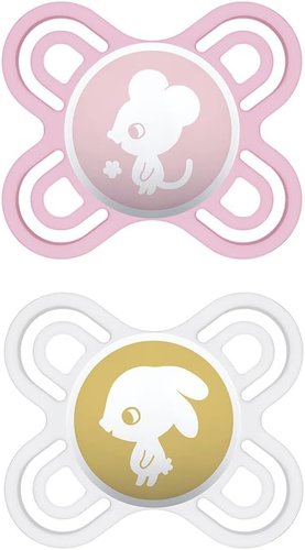 MAM Box Chupeta Perfect Start Girls 0-2 2214 com 2un