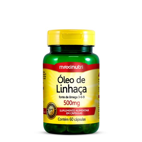 Maxinutri Óleo de Linhaca 500mg 60 Cápsulas
