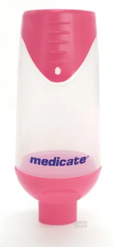 Medicate Espaçador Bi-Valvulado Máscara Tamanho P Cor Rosa