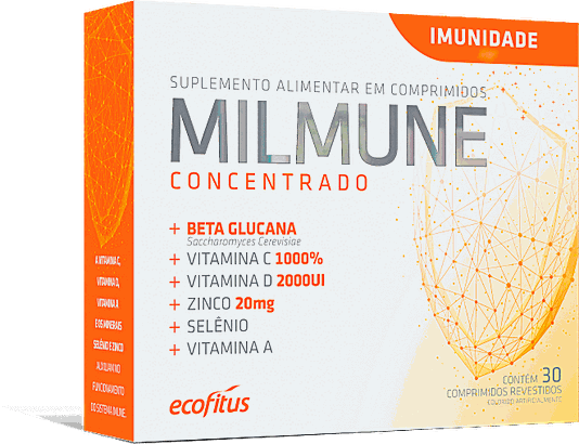 Milmune Concentrado Suplemento de Vitaminas e Minerais 30 Comprimidos