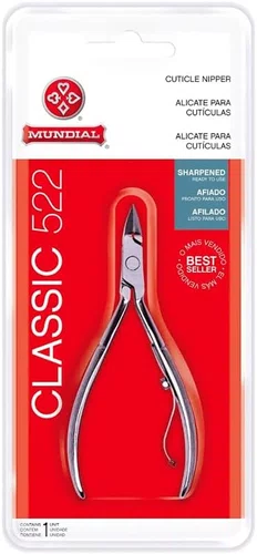 Mundial Alicate Cutícula Aço Classic Tradicional 522