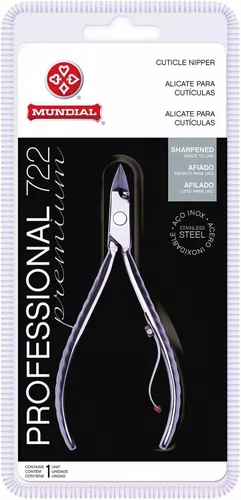 Mundial Alicate Cutícula Aço Inox Premium 722