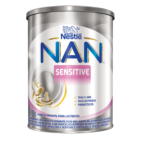 NAN Sensitive Nestlé Fórmula Infantil Para Lactentes 800g