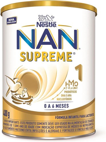 NAN Supreme 1 Nestlé Fórmula Infantil 0 a 6 meses 400g