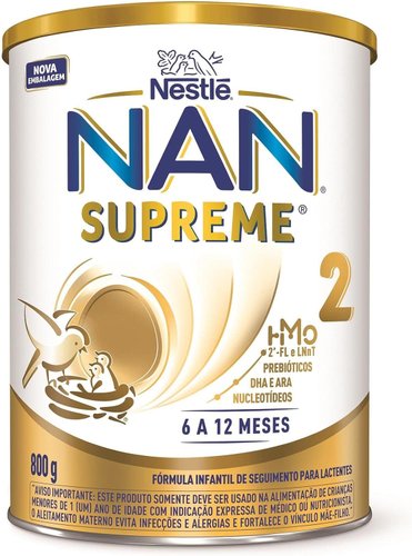 NAN Supreme 2 Nestlé Fórmula Infantil 6 a 12 meses 800g