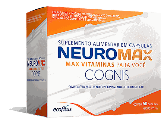 Neuromax Cognis Suplemento de Vitaminas e Minerais 60 Cápsulas