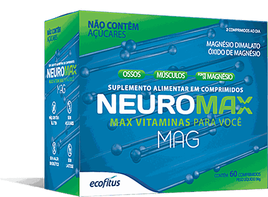 Neuromax Mag Suplemento de Vitaminas e Minerais 60 Comprimidos