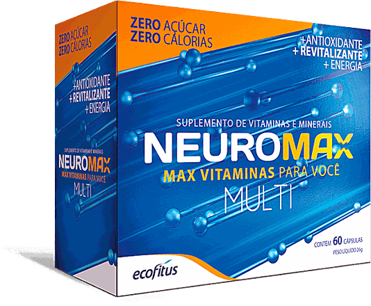 Neuromax Multi Suplemento de Vitaminas e Minerais 60 Cápsulas