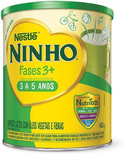 Ninho Fases 3+ Nestlé Composto Lácteo 3 a 5 anos 400g