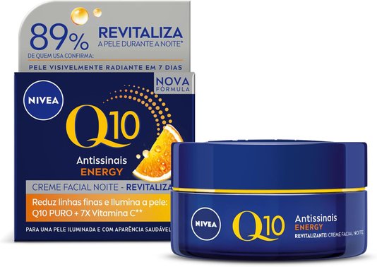 Nivea Q10 Antissinais Energy Facial Noite 50g