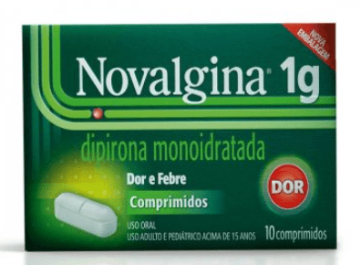 Novalgina Analgésico E Antitérmico 1g 10 Comprimidos