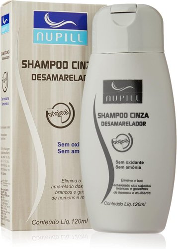 Nupill Shampoo Cinza Desamarelador Cinza 120ml