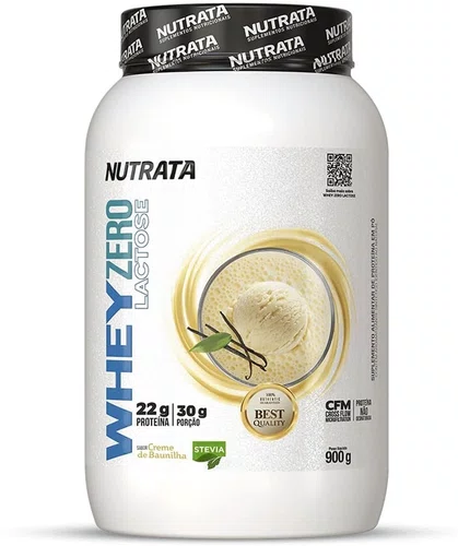 Nutrata Whey Baunilha Zero Lactose 900g