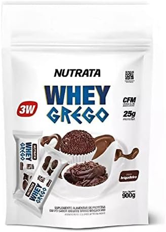Nutrata Whey Grego 3W Brigadeiro Refil 900g