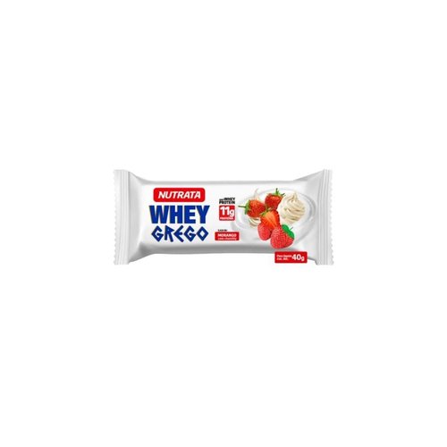 Nutrata Whey Grego Morango e Chantilly 40g