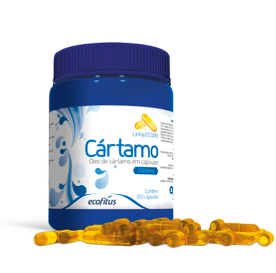 Oleo De Cartamo 1000mg 120 Cápsulas