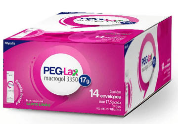 Peg-Lax 17g Laxante Limão Pó para Solução Oral com 14 envelopes