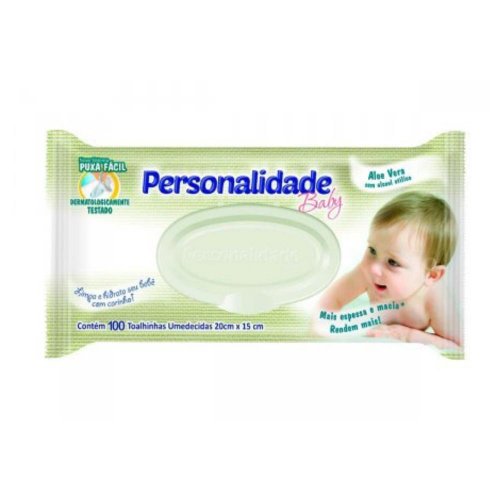 Personalidade Baby Toalha Umedecida com 100un