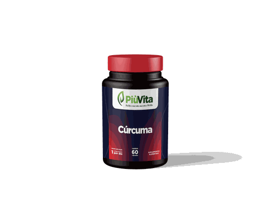 PiùVita Cúrcuma com 60 Cápsulas