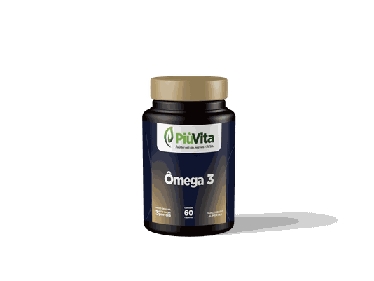 PiùVita Ômega 3 com 60 Cápsulas