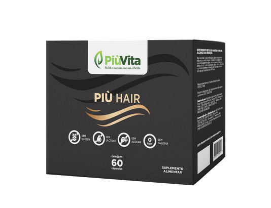 PiùVita Più Hair com 60 Cápsulas
