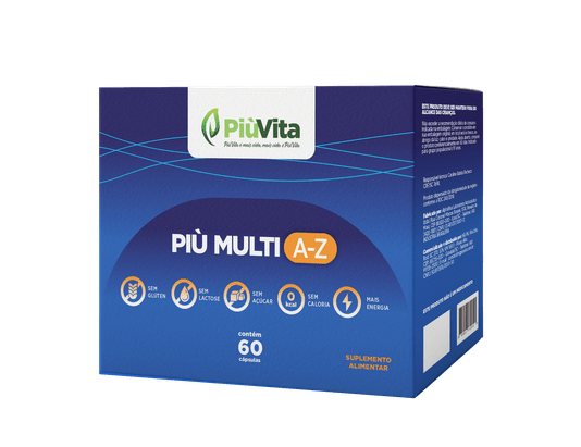 PiùVita Più Multi A-Z com 60 Cápsulas