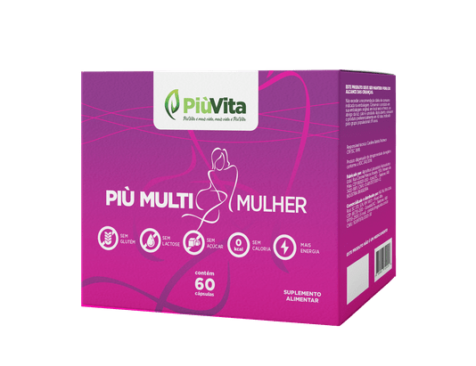 PiùVita Più Multi Mulher com 60 Cápsulas