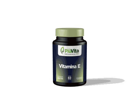 PiùVita Vitamina E com 60 Cápsulas