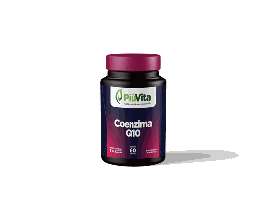 PiùVita Coenzima Q10 com 60 Cápsulas