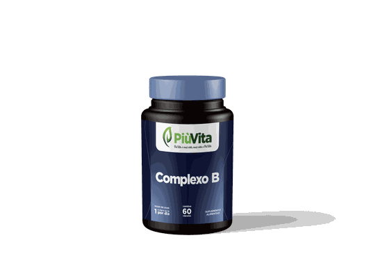 PiùVita Complexo B com 60 Cápsulas