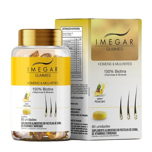Prowin Imegar Gummies com 60 Gomas
