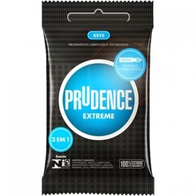 Prudence Preservativo Extreme 3 Em 1 com 3un