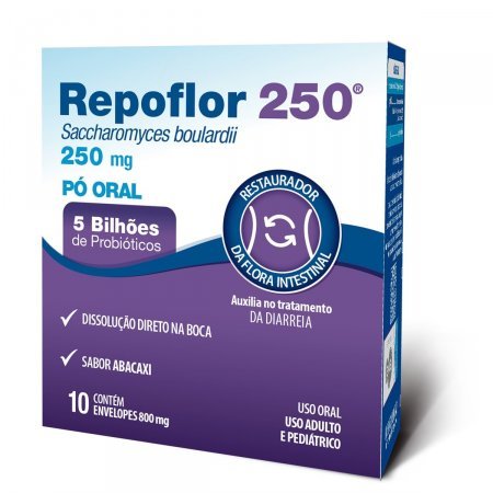Repoflor 250mg com 10 Sachês