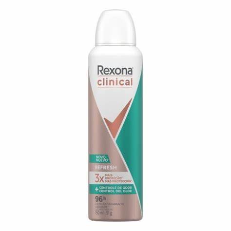 Rexona Desodorante Aerosol Feminino Clinical Refresh 91G
