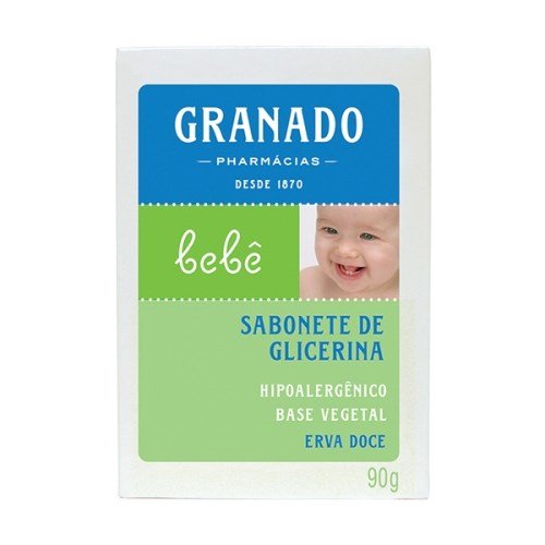 Granado Sabonete em Barra de Glicerina Bebê Erva-doce 90g