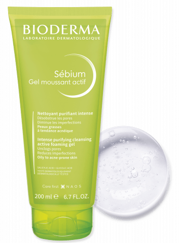 Bioderma Gel De Limpeza Sébium Gel Moussant Actif Com 200ml