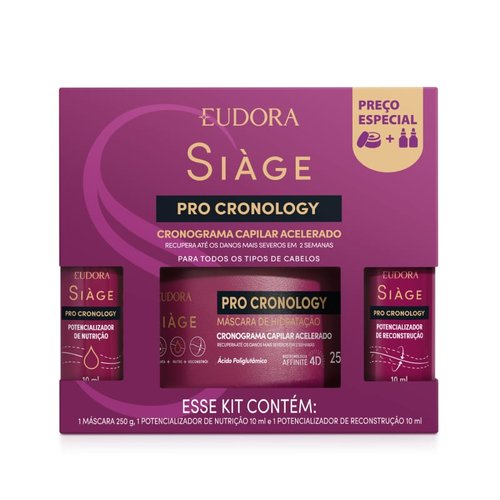 Siàge Kit Cronograma Capilar Acelerado Pro Cronology