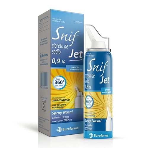 Snif Jet Cloreto de Sódio 0,9% Spray 100ml