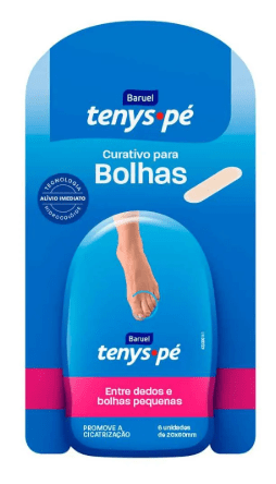 Tenys Pé Curativos Para Bolhas com 8un