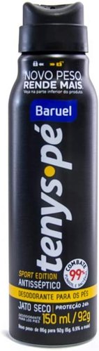 Tenys Pé Desodorante Para os Pés Jato Seco Sport Edition 92g