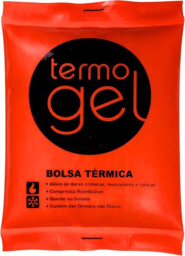 Termogel Bolsa Térmica Em Gel Laranja 350ml