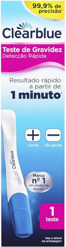 Clearblue Teste De Gravidez Detecção Rápida 1UN