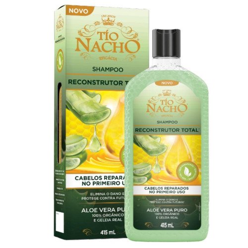 Tio Nacho Reconstrutor Total Shampoo com 415ml