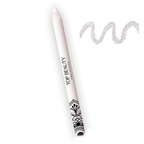 Top Beauty Lápis de Olhos Branco Intenso