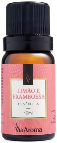 Via Aroma Essência Limão e Framboesa 10ml
