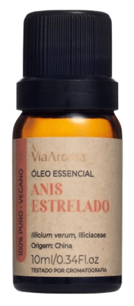 Via Aroma Óleo Essencial Anis Estrelado 10ml