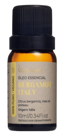 Via Aroma Óleo Essencial Bergamot Italy 10ml
