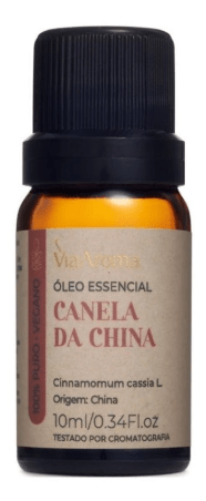 Via Aroma Óleo Essencial Canela da China 10ml